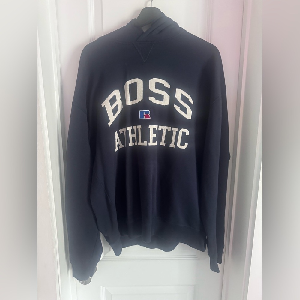 HUGO BOSS x Russell Athletic Athletic Men's Navy Hoodie